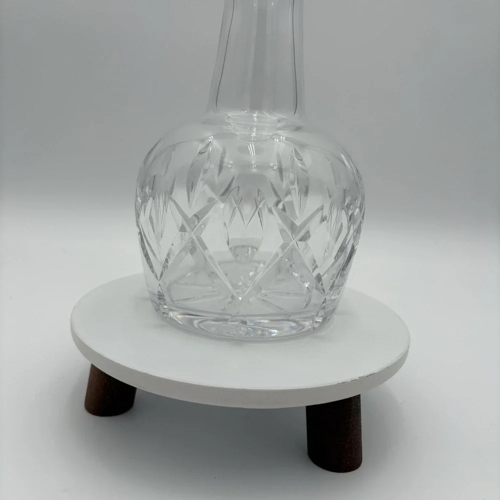Vintage 24% Lead Crystal‎ Cut Glass Wine Decanter With Stopper 10
